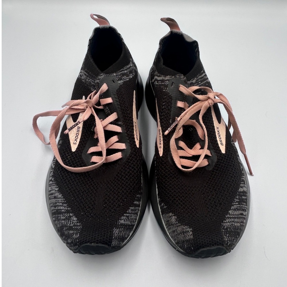 Brooks Levitate 4.0 Womens Running Shoes Black Grey Pink 1203351B041 Size 7